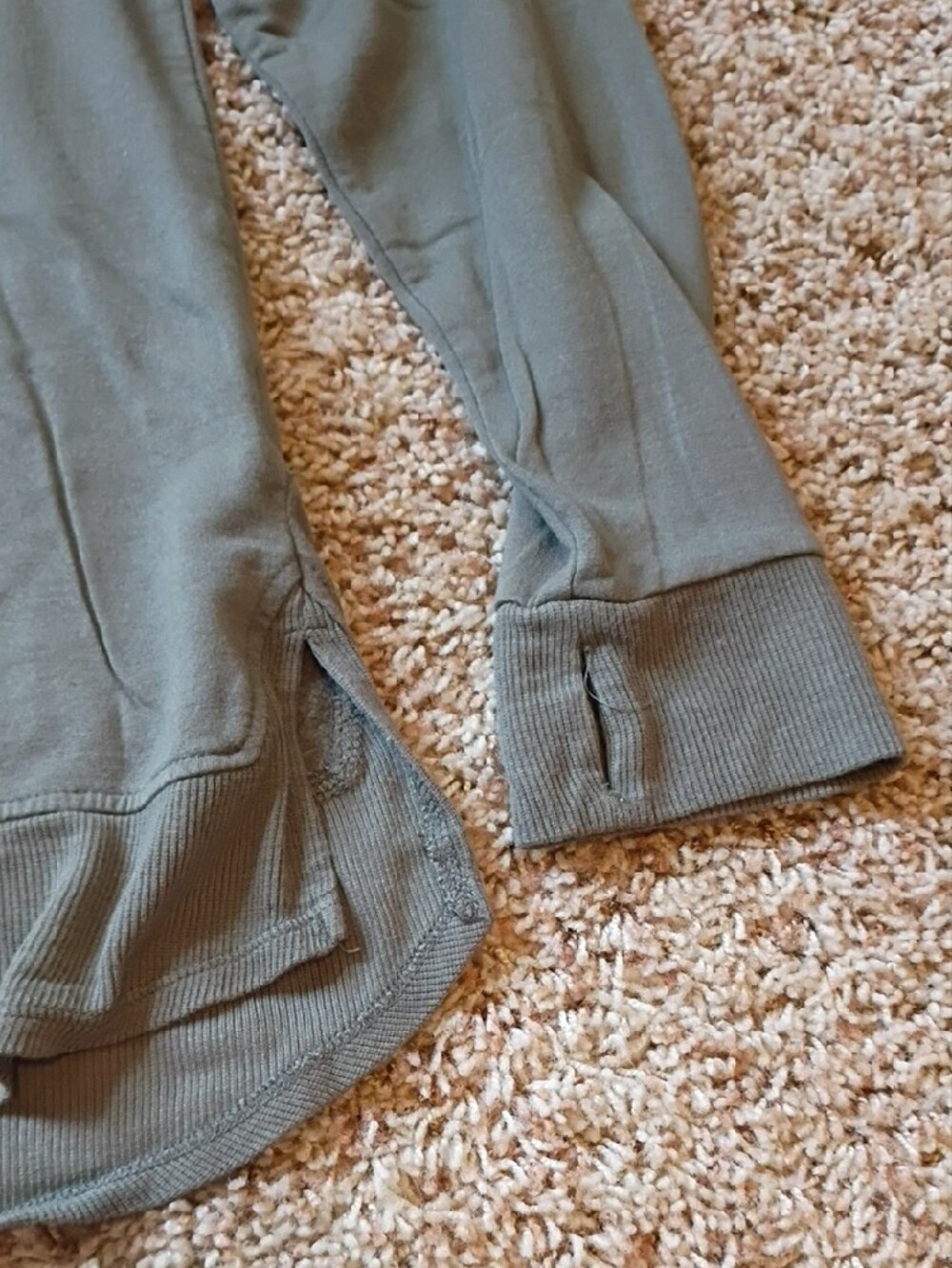 Threads 4 Thought Olive Long Sleeve Raglan Tee - Picture 7 of 14